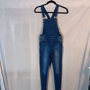 YMI Girl Classic Blue Denim Overalls
